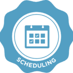 q academy scheduling badge