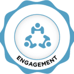 q academy engagement badge