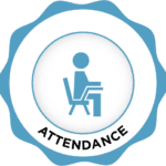 q academy attendance badge
