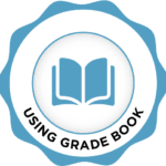 q academy using grade book badge