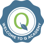 welcome to Q Academy badge