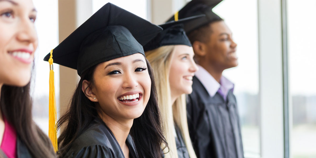 students graduating high school