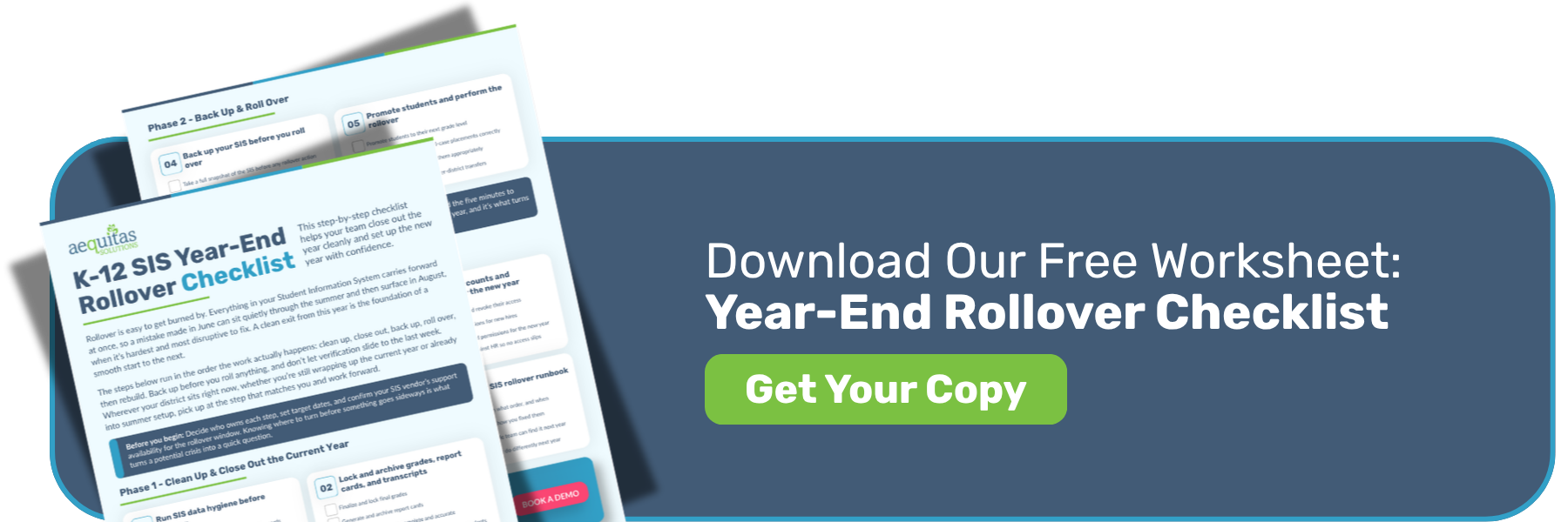 Year-End Rollover Checklist CTA